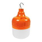 AB26 Lampada a LED con ricarica USB Lampade per bancarelle del mercato notturno Lampada a sospensione da campeggio per esterni, Potenza: 200 W (arancione)