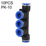 PK-10 LAIZE 10 pezzi di plastica a cinque porte connettore a montaggio rapido pneumatico