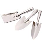Set di pale in acciaio inossidabile per giardinaggio domestico da 3 pezzi / set