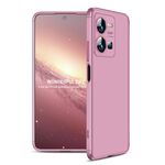 Per vivo Y35 2022 GKK Custodia per telefono per PC a copertura totale a tre stadi (oro rosa)