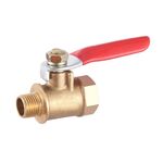 Valvola a sfera in rame con connettore per tubo pneumatico LAIZE, specifica: interno ed esterno da 1 1/8 di pollice