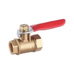 Valvola a sfera in rame con connettore per tubo pneumatico LAIZE, specifica: doppio interno da 1 1/8 di pollice