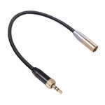 SB419M120-03 Cavo audio da 3,5 mm maschio a mini XLR 3 pin maschio, lunghezza: 30 cm