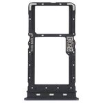 Per Motorola Moto G62 5G / Moto G62 India Vassoio scheda SIM + Vassoio scheda SIM / Micro SD (nero)