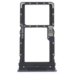 Per Motorola Moto G82 5G Vassoio per schede SIM + Vassoio per schede SIM / Micro SD (nero)