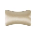 TZ19 Cuscino per la testa dell'auto in seta Cuscino per auto in memory foam Comfort Supporto lombare (Champagne)