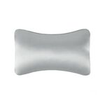 TZ19 Cuscino per la testa dell'auto in seta Cuscino per auto in memory foam Comfort Supporto lombare (grigio argento)