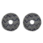 Per Ecovacs Deebot N9 + 2 pezzi Robot aspirapolvere panno per scopa a vapore (ondulazione)