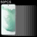 Per Samsung Galaxy S23 + 5G 50pcs 0.26mm 9H 2.5D Pellicola in vetro temperato, supporto per sblocco impronte digitali