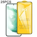Per Samsung Galaxy S23 + 5G non supporta lo sblocco delle impronte digitali 25pcs 9D Full Glue Pellicola in vetro temperato a schermo intero