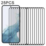Per Samsung Galaxy S23 5G 25 pezzi Pellicola in vetro temperato a schermo intero con bordo curvo 3D
