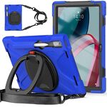 Per Lenovo Pad Pro 2022 Custodia protettiva per tablet in silicone + PC da 11,2 pollici (blu)