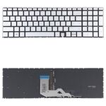 Per HP Envy X360 15-ED 15-ED0008CA 15-ED0023DX Tastiera versione USA con retroilluminazione RGB (argento)