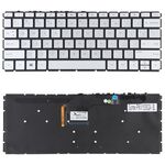 Per HP Envy 13-D 13-D000 13-D100 US Version Tastiera con retroilluminazione (argento)