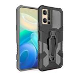 Per OPPO Reno7 4G Armor Warrior PC antiurto + custodia per telefono TPU (grigio)