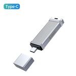 Chiavetta USB ORICO 32 GB Type-C USB3.2 Gen1, lettura 260 MB/s, scrittura 50 MB/s (argento)