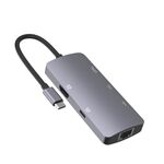 Onten OTN-UC910 USB-C / Type-C Docking station HUB multifunzione portatile (grigio)