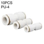 PU-4 LAIZE 10pcs PU diritto pneumatico connettore a montaggio rapido