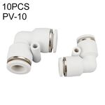 PV-10 LAIZE 10pcs PV Gomito Pneumatico Raccordo Raccordo Rapido