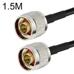 Cavo adattatore coassiale N maschio a N maschio RG58, lunghezza cavo: 1,5 m