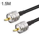 Cavo adattatore coassiale UHF maschio a maschio UHF RG58, lunghezza cavo: 1,5 m
