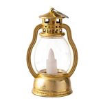 Lampada a cherosene portatile retrò Bar Decorazione natalizia per la casa Luci, colore: oro