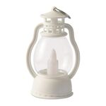Lampada a cherosene portatile retrò Bar Decorazioni natalizie per la casa, Colore: bianco