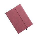 Per il supporto della custodia protettiva per tablet Microsoft Surface Pro 8 (custodia rossa in pelle di pecora sudafricana)