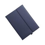 Supporto per custodia protettiva per tablet Microsoft Surface Pro 8 (custodia blu in pelle di agnello in microfibra)