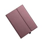 Supporto per custodia protettiva per tablet Microsoft Surface Pro 8 (custodia rossa in pelle di agnello in microfibra)
