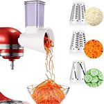 KA-08 Per KitchenAid New Cutter Multi-funzionale Tagliaverdure Accessori Affettatrice Grattugia (Bianco)