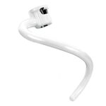 Per KitchenAid 6QT Stand Lifting Mixer Ciotola Rivestimento a spirale Gancio per impastare in metallo (bianco)
