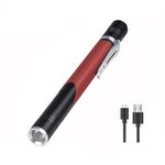 B35 XPG + LED Mini Pen Light Tre sorgenti luminose Comode torce elettriche (rosso)