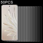 Per Honor 80 Pro 50pz 0.26mm 9H 2.5D Pellicola in vetro temperato
