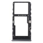 Vassoio per scheda SIM originale + vassoio per scheda Micro SD per TCL 10L/10 Lite T770H T770B (argento)