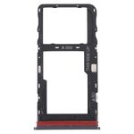 Per TCL 30 V 5G Vassoio per scheda SIM originale + Vassoio per scheda Micro SD (nero)