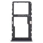 Per TCL 30 XE 5G T767W Vassoio per scheda SIM originale + vassoio per scheda Micro SD (nero)