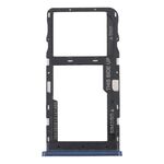 Per TCL 20 R 5G Vassoio per scheda SIM originale + Vassoio per scheda Micro SD (blu)