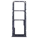 Per Alcatel 1V 2021 Vassoio per scheda SIM originale + Vassoio per scheda SIM + Vassoio per scheda Micro SD (blu)