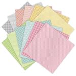 1 set da 6 pollici colore primavera stile scrapbooking sfondo carta arte artigianato fatto a mano, specifiche: 12 fogli/set