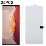 Per vivo X90 / X90 Pro / X90 Pro+ 25 pezzi Protezione schermo intero Pellicola idrogel antideflagrante