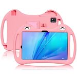 Per TCL Tab 10s 2021 Custodia protettiva antiurto in silicone per tablet con supporto (rosa)