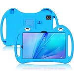 Per TCL Tab 10s 2021 Custodia protettiva antiurto in silicone per tablet con supporto (blu)