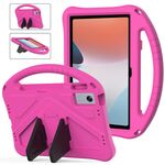 Per OPPO Pad Air 10.36 2022 Custodia per tablet antiurto EVA con supporto (rosa rossa)