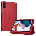 Per Xiaomi Redmi Pad 10.61 Custodia per tablet in pelle con texture Litchi con supporto (rosso)