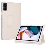 Per Xiaomi Redmi Pad 10.61 Custodia per tablet in pelle con texture Litchi con supporto (bianco)
