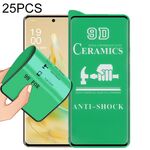 Per OPPO Reno9 Pro 25 pezzi 9D Full Screen Full Glue Ceramic Film