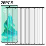Per OPPO Reno9 Pro + 25 pezzi Pellicola in vetro temperato a schermo intero con bordo curvo 3D