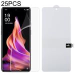 Per OPPO Reno9 Pellicola idrogel antideflagrante a schermo intero da 25 pezzi