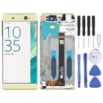 Schermo LCD originale per Sony Xperia XA Ultra F3212 Digitizer Assemblaggio completo con cornice (oro)